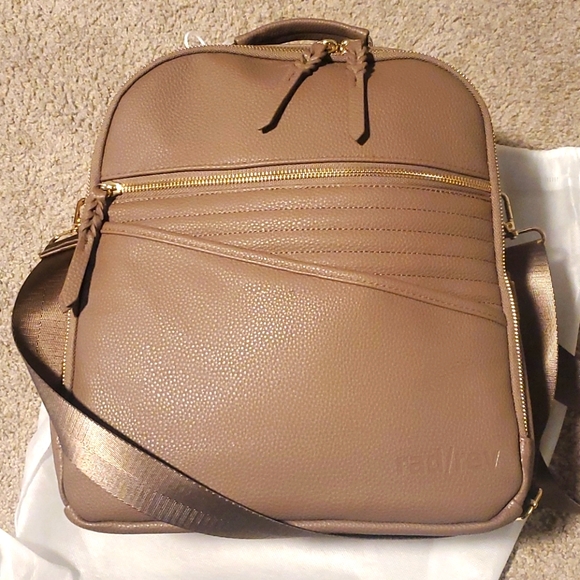 Rad/Rev Handbags - Rad/Rev Diaper Large Backpack "the 1 in taupe"
